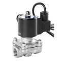 3/8" to 2-1/2'' Stainless Steel IP68 Waterproof Solenoid Valve for Fountain 220V 12V 24V Diaphragm Structure for Water