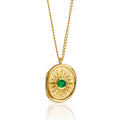 Fine Jewelry Stainless Steel Necklace Dainty Mini Sunshine Flower Pendant Chain Fashion Necklace for Women