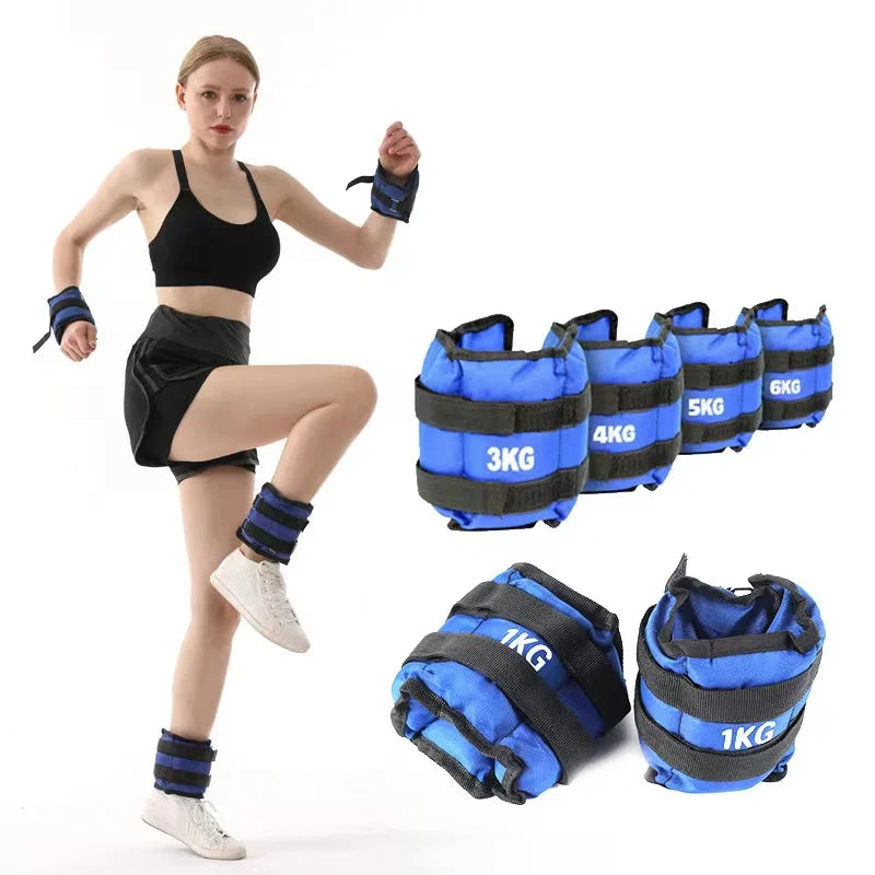 CW SDB001 Strength Training 1-6kg Durable Oxford Fabric Ankle Sandbag for Arm Leg Wrist and Ankle Workouts