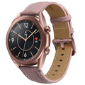 Eraysun Genuine Leather Watch Bands for Samsung Galaxy Watch 3 41/45mm Replacement Fashion Wristband