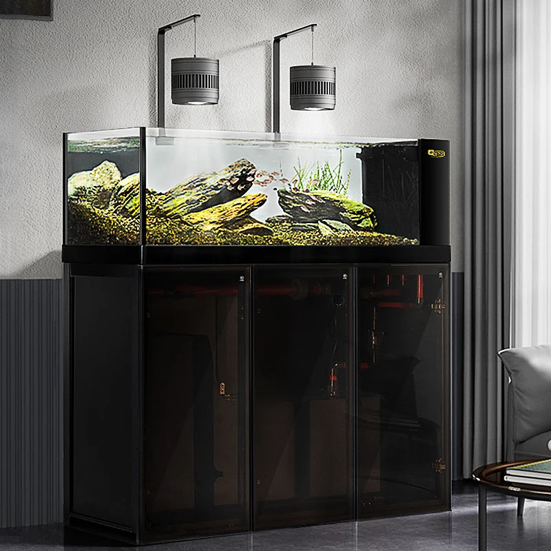 YEE Wholesale 200 Gallon Large Aquarium Fish Tanks Industrial Style Ultra clear Glass Fish Aquarium for Home