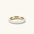 LOZRUNVE Custom Fashion 18k Gold Plated Enamel Chunky Ring Jewelry