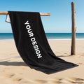 OEM Factory Custom Microfiber Towel With Logo Print Summer Large Rpet Cotton Terry Promotion Hotel Gym Sports Bath Beach Towel