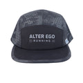 Custom Logo Laser Cut Perforations 5 Panel Running Cap Waterproof 5 Panel Performance Hat