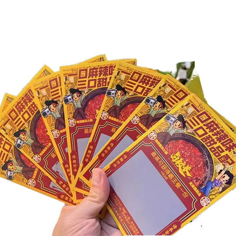 Wholesale Custom Scratch Cards Joke Lottery Scratch Cards Scratch Thank You Card for Business