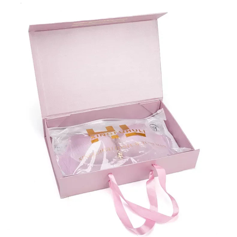 New Biodegradable Recycled Paper Folding Kraft Corrugated Box Packaging Bra Skin Care Carton