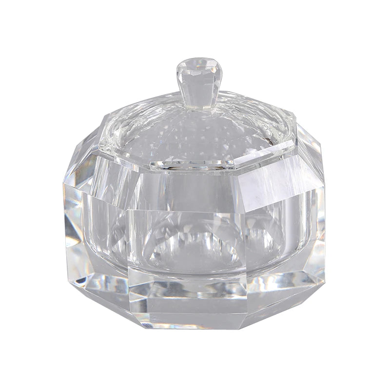 Factory Hot Sale Custom Octagonal Glass Jewelry Box Cheap Crystal Glassware with Lid Other Crystal Crafts