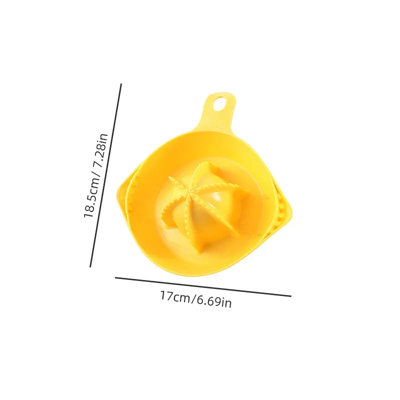 Portable Plastic Lemon Squeezer Hand Press Maker Kitchen Tool Manual Juicer Lime Orange Citrus Fruit Squeezer
