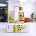 Wholesale Moisturizing Hydrating Nourishing Skin Care Gold Foil Anti-aging Anti-wrinkle 24K Gold Niacinamide Face Serum 30ml