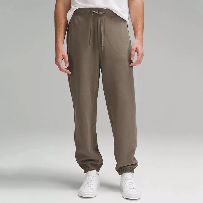 Stacked Joggers Mens Gym Pants With Back Pockets Running Sports Jogging Trousers Workout Sweatpants