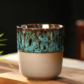 Customized Glazed Japanese Style Coffee Cup 150ml Stoneware Retro Tea Ceramic Cup Mugs