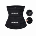 HEXIN Custom Service Custom Logo Latex Double Belt Punching Breathable Waist Trainer Corset for Weight Loss Slimming Fajas