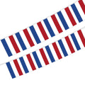 The Netherlands Bunting String Flag 5.5X8 in for Outdoor and Indoor Decoration (12pcs/Unit)