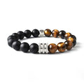 Ready to Ship Hottest 20CM Stainless Steel Bracelet Men Luxury Tiger Eye Bracelet Stone Bracelet Natural Fashion Jewelry