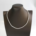 Aurora Baroque Rice Beads Round Beads Elegant Natural Freshwater Pearl Necklace with Popular Pearl Pendant Enhanced Beauty Style
