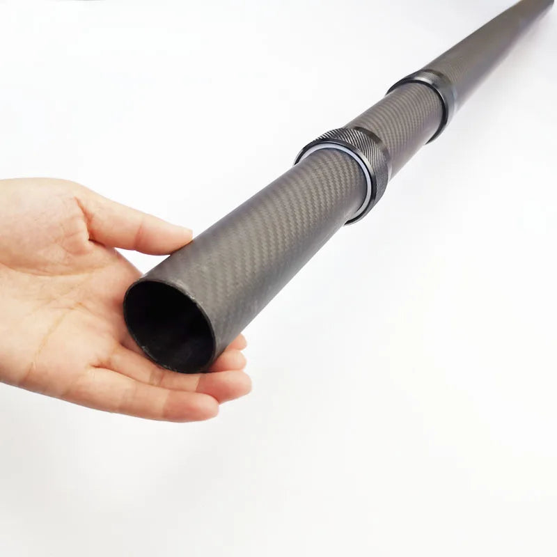 SW Adjustable Telescopic Carbon Fiber Pole Aluminium Twist Lock for Camping Tent Tarp Canopy Awning Carbon Fibre Telescopic Pole MegaBDM