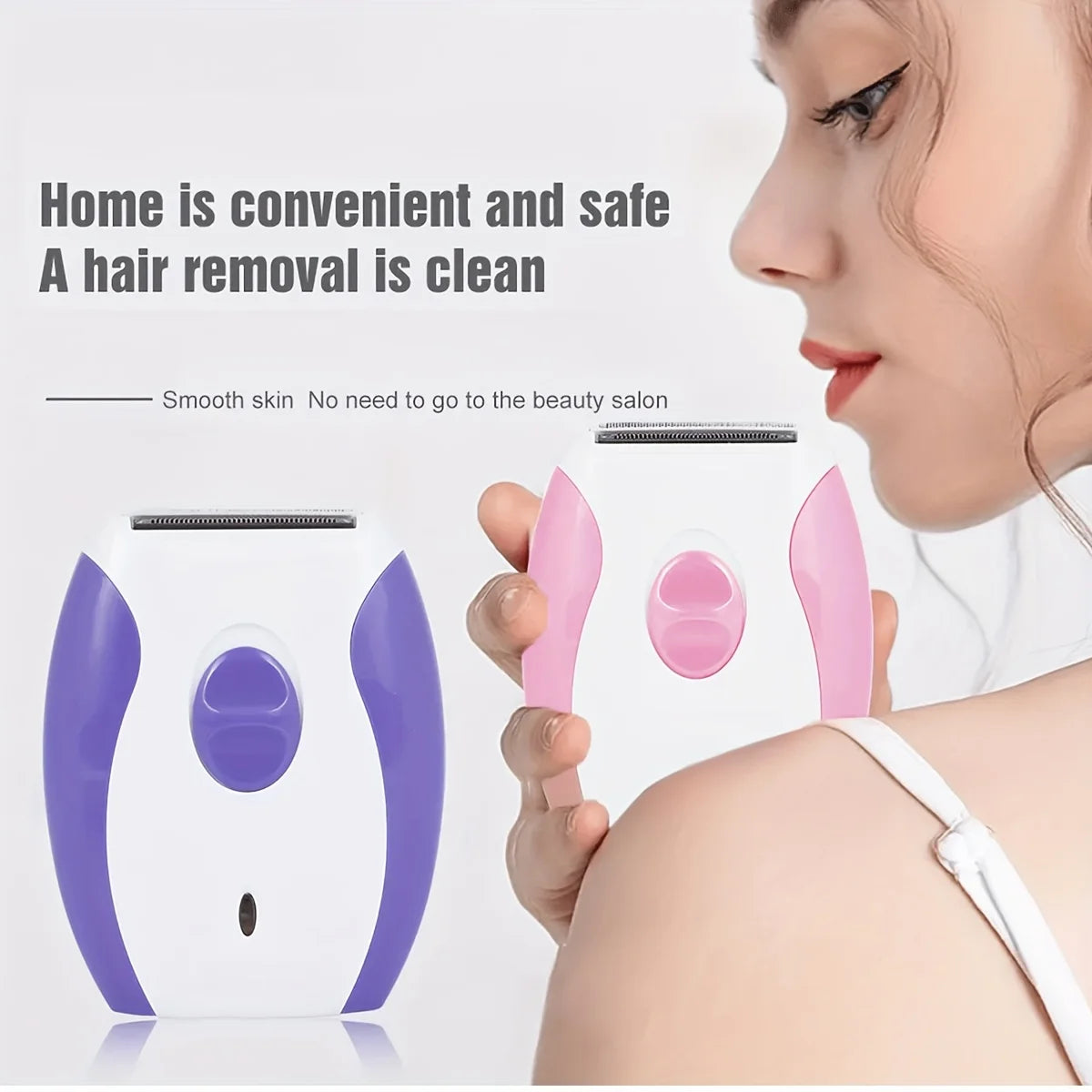 WT-01 Electric Cordless Razor for Women Pop-Up Close Curve Trimmer for Smooth Shaving for Car & RV in English Operating Language