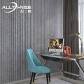 Background with Three Grille PVC Grain Wpc Wall Interior Wood Panels Wall Grooved Grille Bamboo Fibre Wall Panel