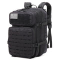 LUPU 45L/25L Laser Cut Black Tactical Backpack Durable Outdoor Molle Waterproof Hiking Nylon Sling Shoulder Assault Pack Zipper