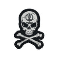 Custom Personalized Embroidered Skull Iron-On Wing Patches Twill Fabric Eco-Friendly Logo 1-3 Day Sample Time