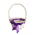 Elegant Nature-Inspired Woven Willow Christmas Gift Basket with Handle for Kitchen Use or As a Stylish Flower Pot