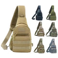 Oxford Portable Camouflage Tactical Shoulder Bag Unisex New Fashion Camping Hiking Single Shoulder Chest Bag Polyester