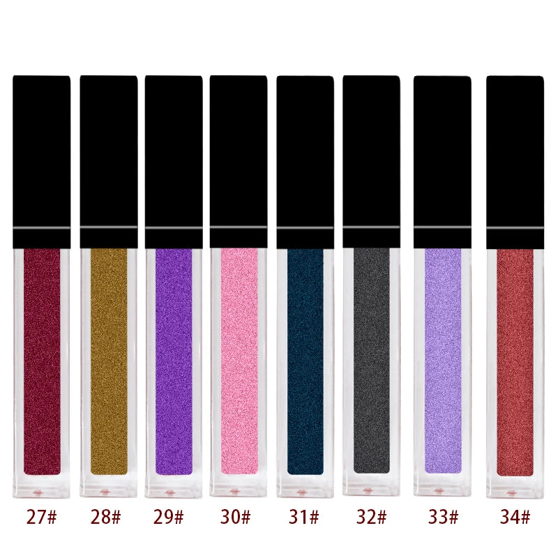 Manufacturer Customization Directly Supplies the New 49 Color Matte Lipstick Waterproof Color Rendering Lip Stick Without Logo