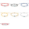 Go2boho Adjustable Evil Eye Glaze Bracelet for Women Handmade Colorful Friendship Jewelry for Good Luck and Spiritual Protection