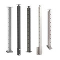 YL METAL Ss316 Black Surface Cable Railing Side Mounted and Top Mounted Stainless Balustrade Post