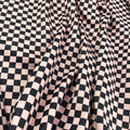 Custom Plaid Design 4 Way Stretch square Pattern Polyester Spandex Fabric for Sportswear