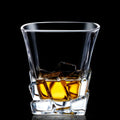 Wholesale Cheap Clear Crystal Drinking Glass Cup Modern Whisky Glasses Hot Square Base Whiskey Glass Durable Sustainable