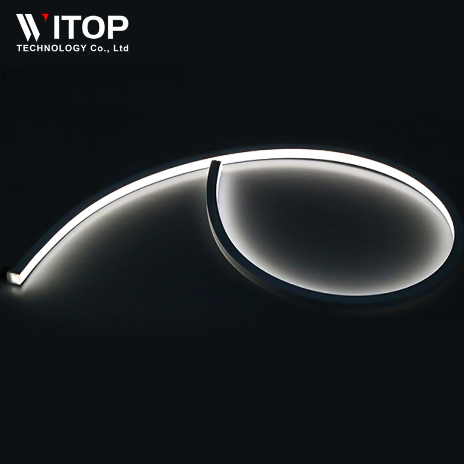 Waterproof Flat Silicone Tube Top View Lighting Flexible 12V 24V Led Neon Lights