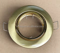 Round square GU10 Spotlight Housing Iron MR16 Downlight Fixture Frame