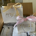 Foldable Reusable Paperbag Custom Small Gift Paper Bags With Logo and Handles