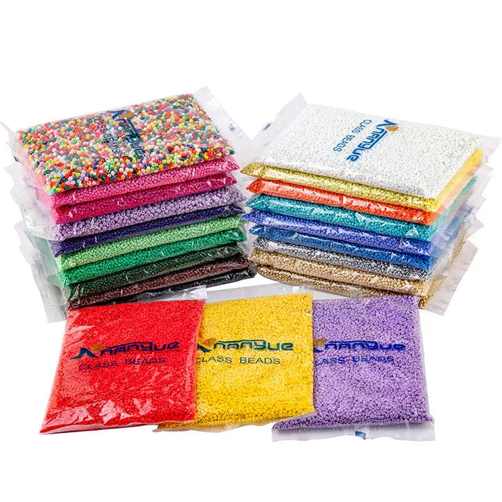 JC Wholesale 450g/bag Seed Beads 2mm/3mm/4mm Handmade DIY Jewelry Making Paint Colors Glass Seed Beads