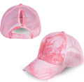 Fashion Wholesale Acid Wash Trucker Cap Summer Ponytail Hat Cotton Mesh Sports Cap Other Hats and Caps