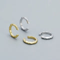 925 Sterling Silver Cuff Earrings 18K Gold Plated Minimalist Ear Ring for Ear Bone