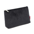 Quilted Velvet Zipper Cosmetics Gift Bag Logo Custom Fashion Makeup Bag Toiletry Pouch Bag for Women