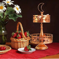 New Design Rustic Serving Tray Eid Mubarak Ramadan Tray Food Tableware Display Desk Organizer Metal Eid Party Dessert Tray