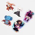 Wholesale Custom Sticker White Waterproof Vinyl Pvc Transparent Glitter Die Cut Anime Vinyl Sticker Holographic Sticker