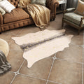 Nature Color Faux Cowhide Rug for Living Room Cow 3d Printed Skins Rug for Bedroom  Faux Fur Animal Cow Hide Rugs Polyester