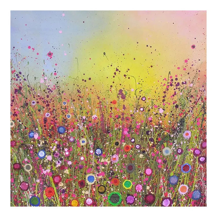 Ever Moment 5D Diamond Painting Abstract Flowers Colorful Plant Wall Picture for Living Room Art Diamond Embroidery 5L1086