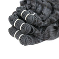 Wholesale Virgin Brazilian Deep Wave Closure Bundles Unprocessed Remy Raw Mink Hair 10A Double Drawn No Split Ends Machine