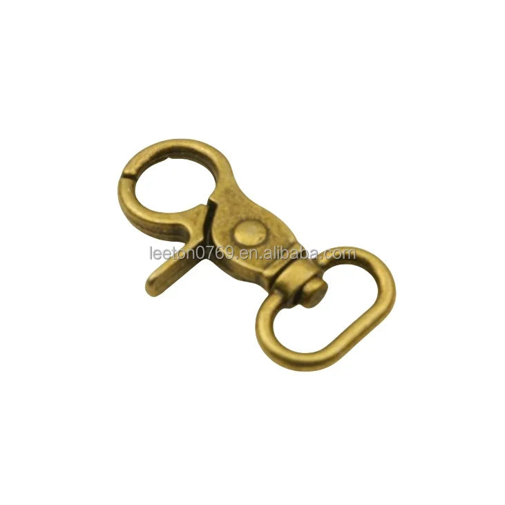 Stock Supply 0.75inch 20 X 47mm Antique Brass Bag Trigger Hook