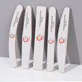 Professional Japanese White Zebra Nail File 80 100 120 150 180 240 320 Manicure Custom Printed Logo Sets Reusable Mini Nail File