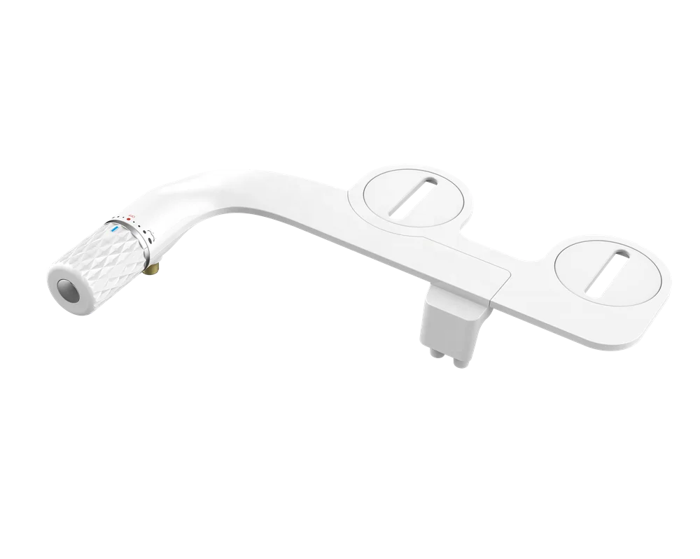 OEM/ODM Cold Water Bidet Toilet Seat Attachment Dual Retractable Nozzles ABS Non-Electric Manual Floor Mounted WC for Bathroom