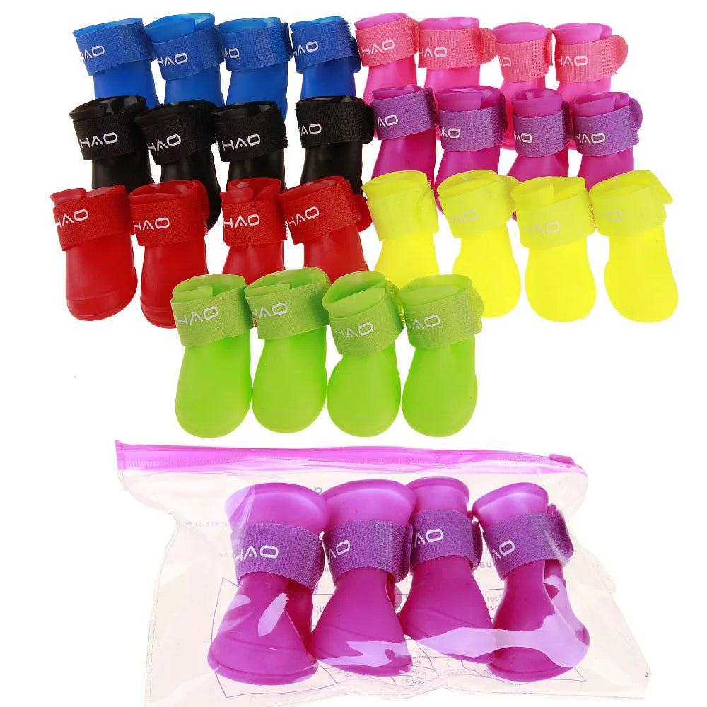 Wholesale Rubber Dog Boots Waterproof Foot Shoes for Dogs