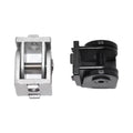 2020 Silver/Black Zinc Alloy Industrial Hinge Pivot Joint for 20 Aluminum Profiles