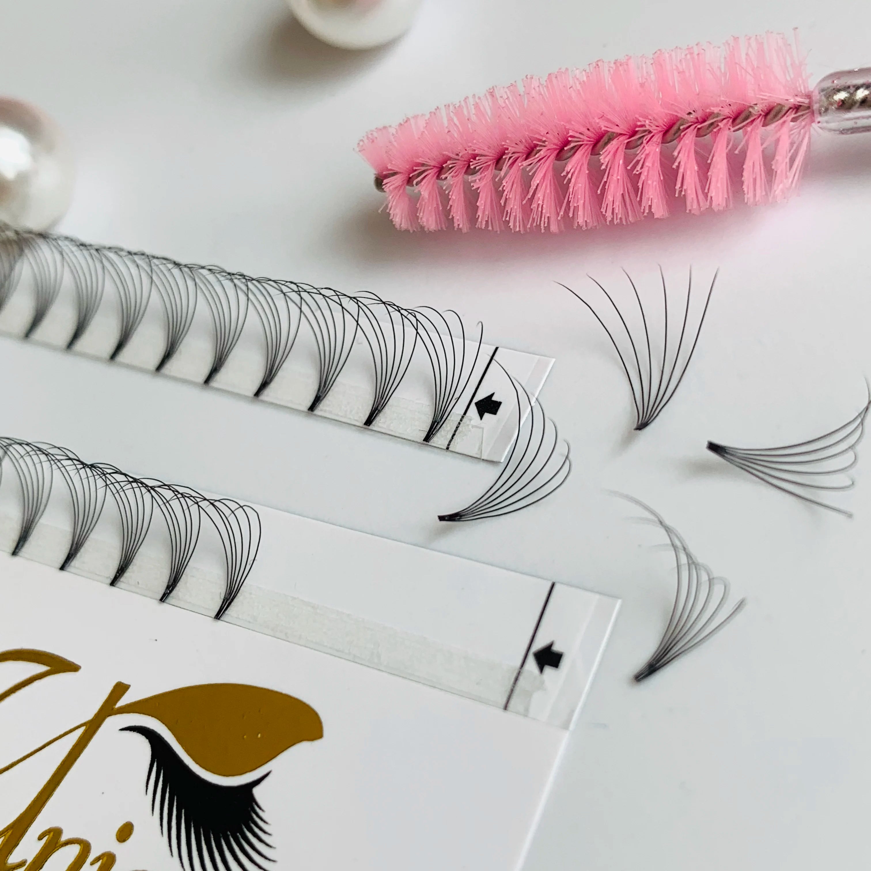 Short Base Foil Back Fluffy 3d 4d 5d 6d 7d 8d 9d 10d Premade Fan Silk Lashes