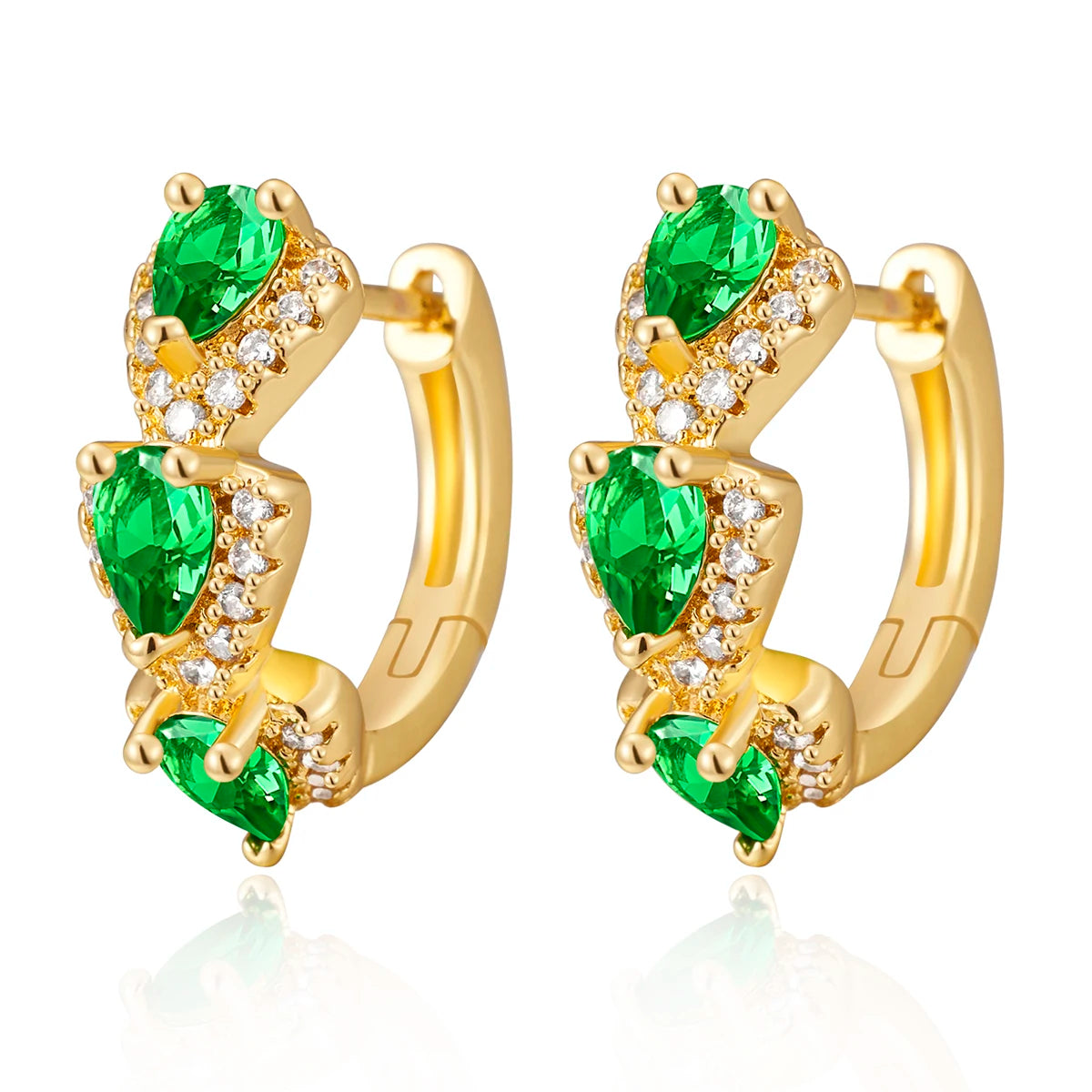 NATUNA 925 Silver Vintage Custom Alexandrite Mossanite Jewelry Designer Diamond Gold Hoop minimalistic Earrings Wholesale Bulk